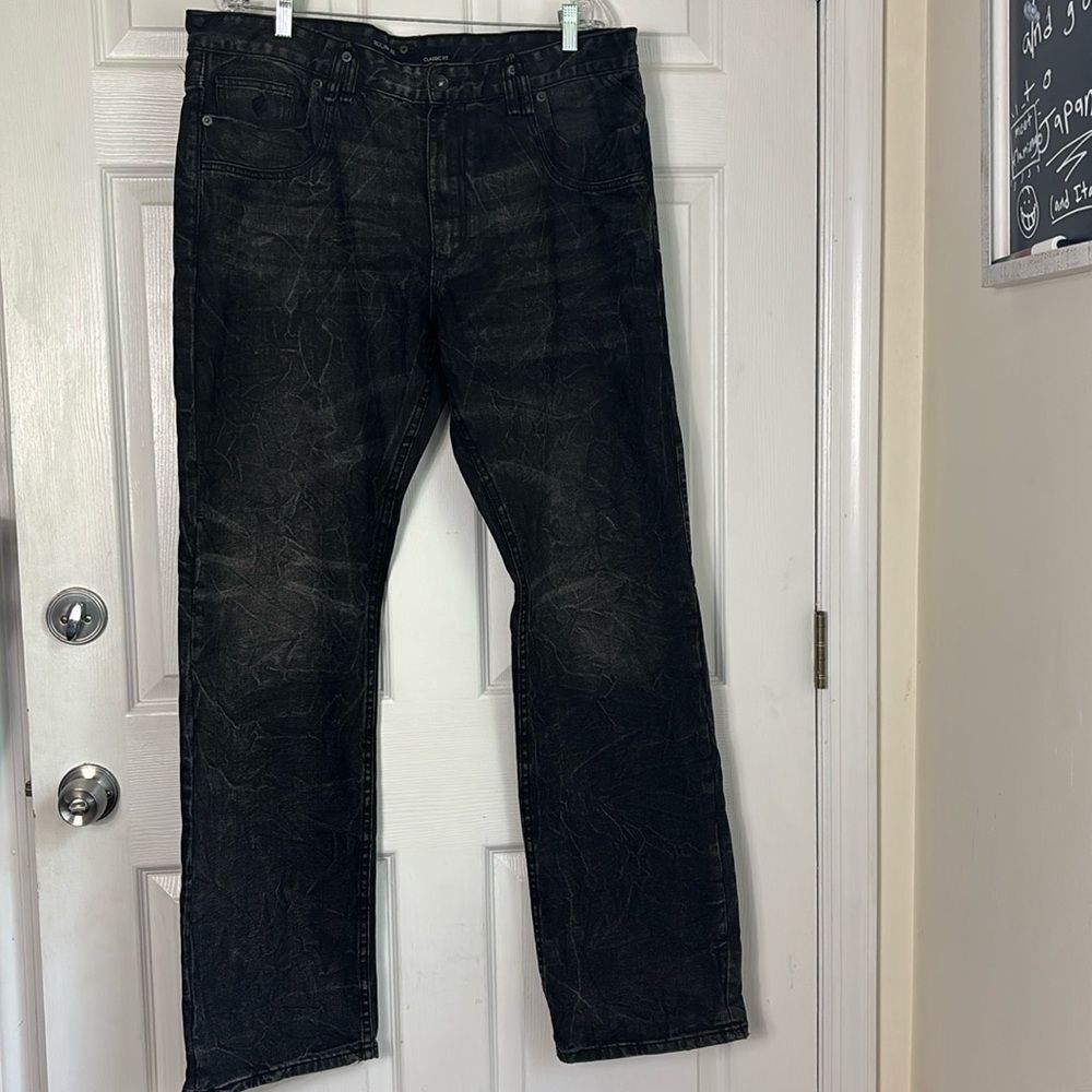 ROCAWEAR Classic Fit Black Jeans size 38